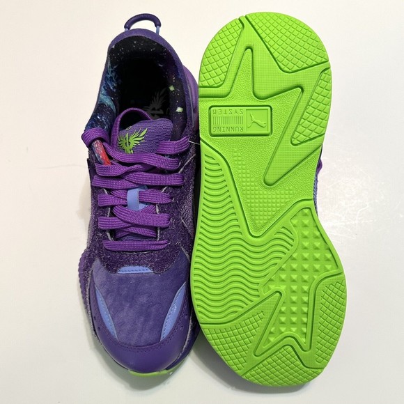 PUMA RS-X LaMelo Galaxy Training Shoes Purple Suede Size 6.5c Women’s Size 8 - Picture 4 of 7